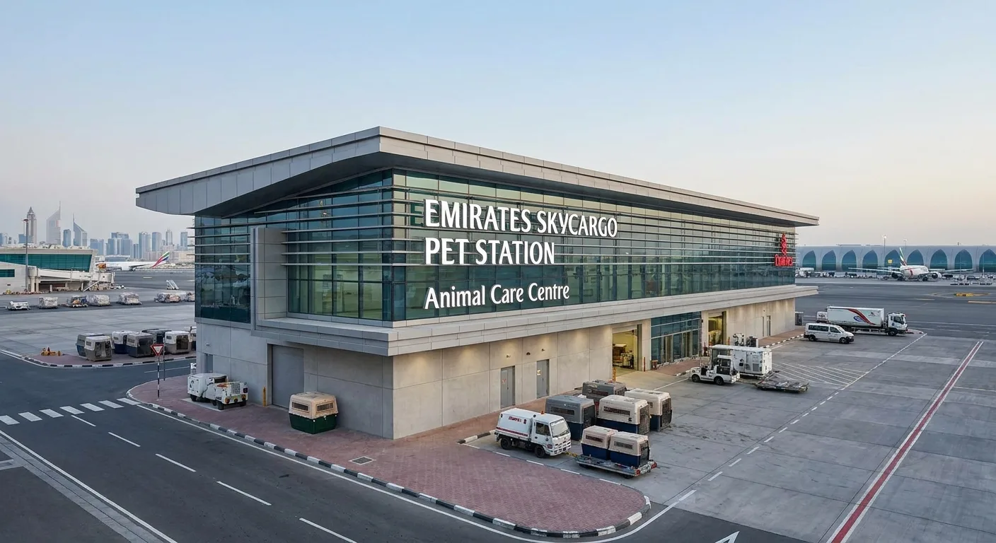 Dog airport arrival guide for Dubai International