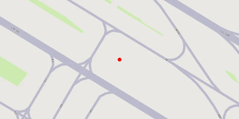 Dubai International airport location view