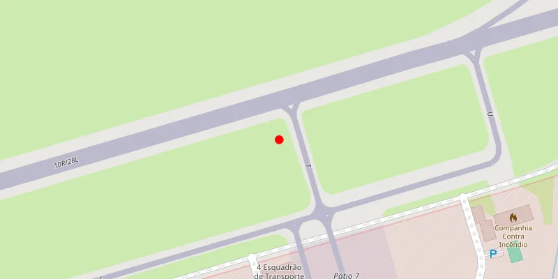São Paulo Guarulhos airport location view