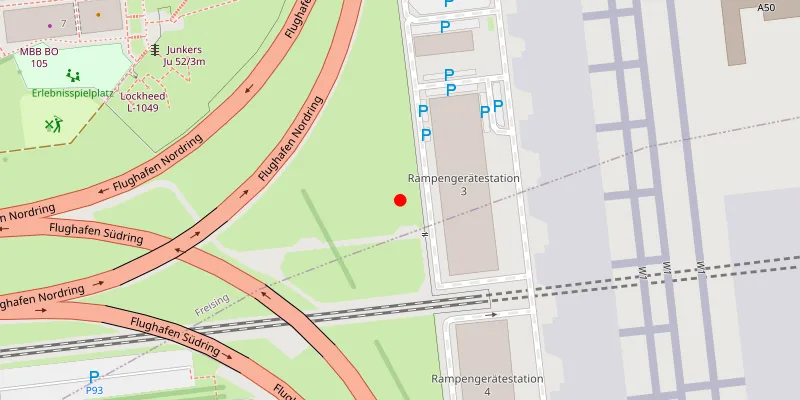 Munich Airport airport location view