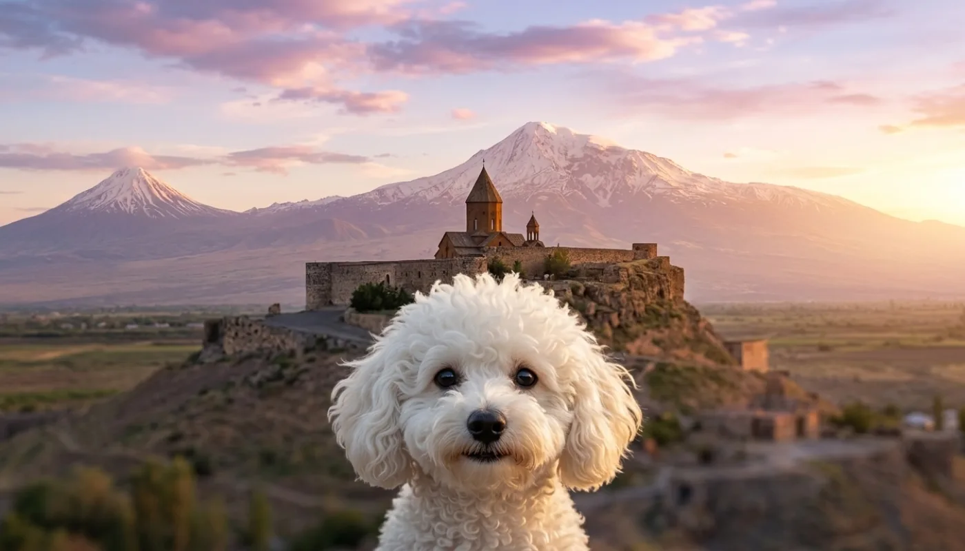 Dog travelling to Armenia
