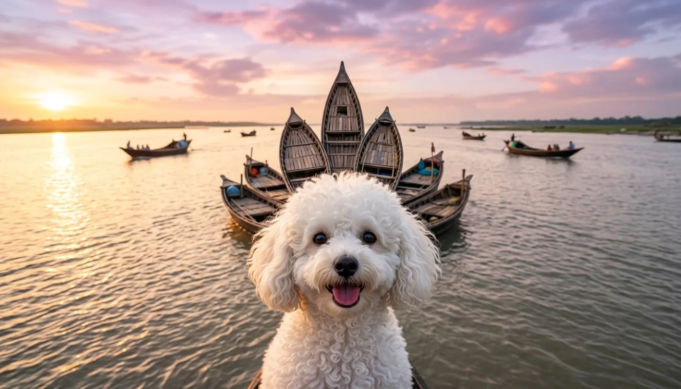 Dog travelling to Bangladesh