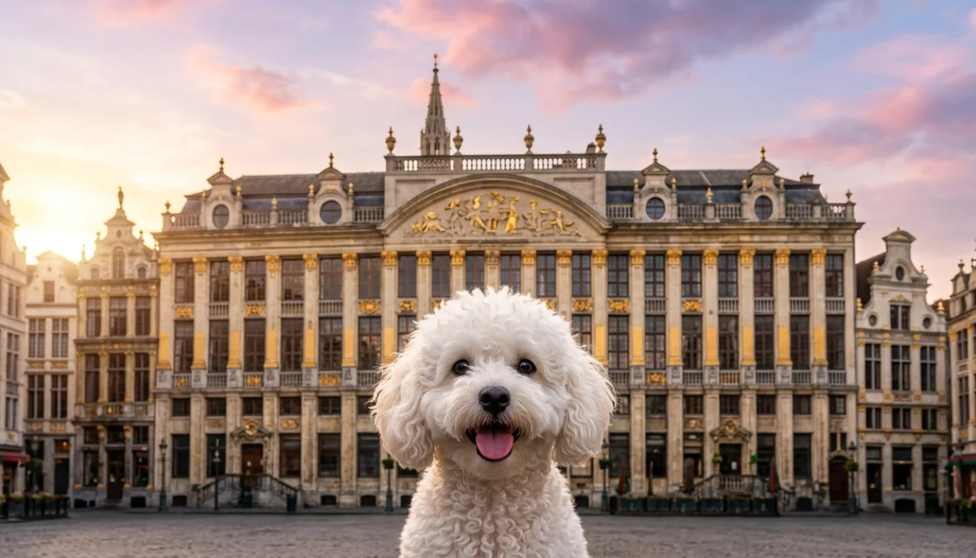 Dog travelling to Belgium