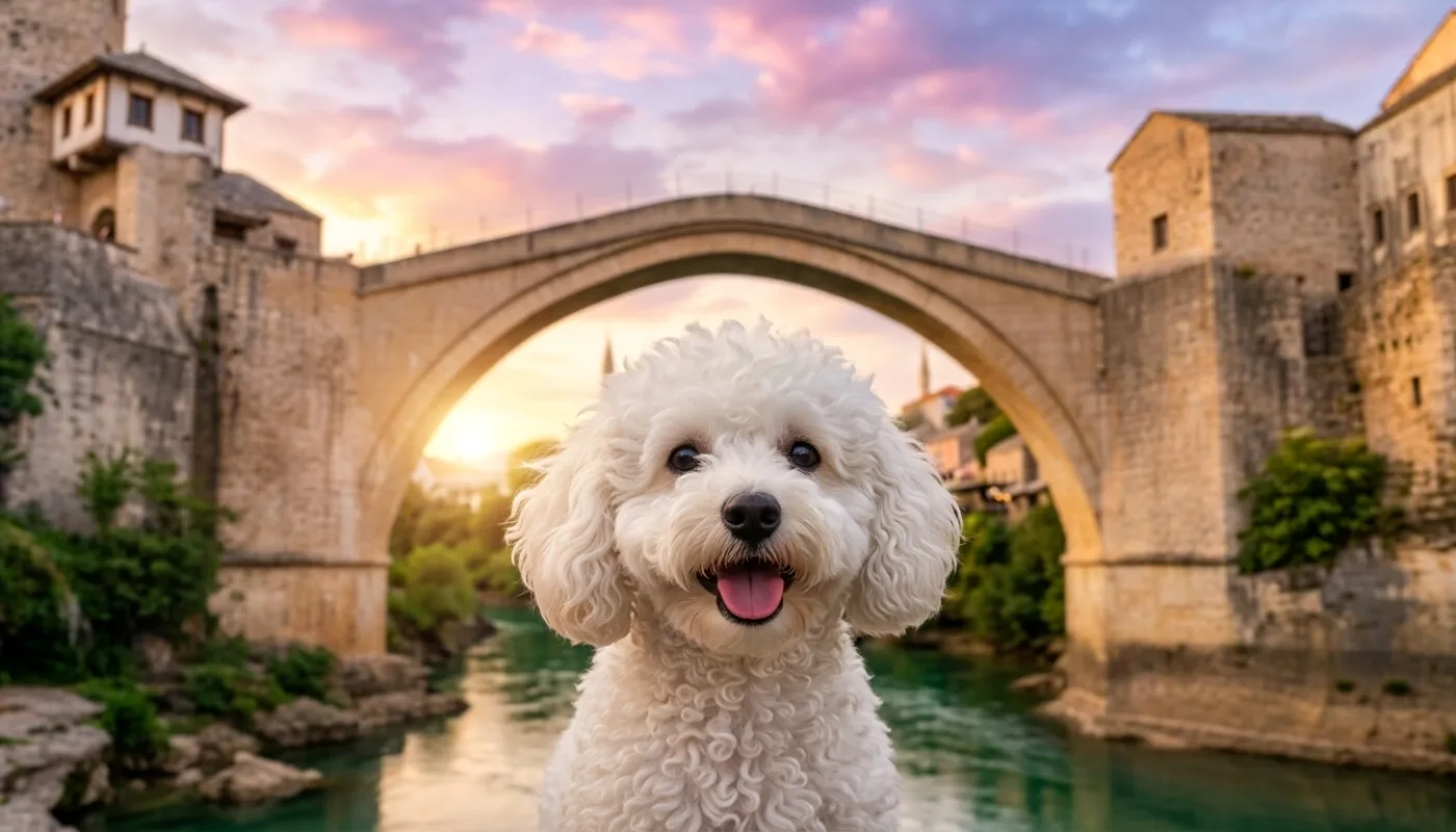 Dog travelling to Bosnia