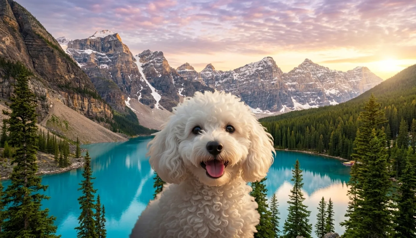 Dog travelling to Canada
