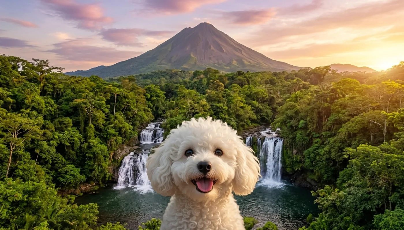 Dog travelling to Costa Rica
