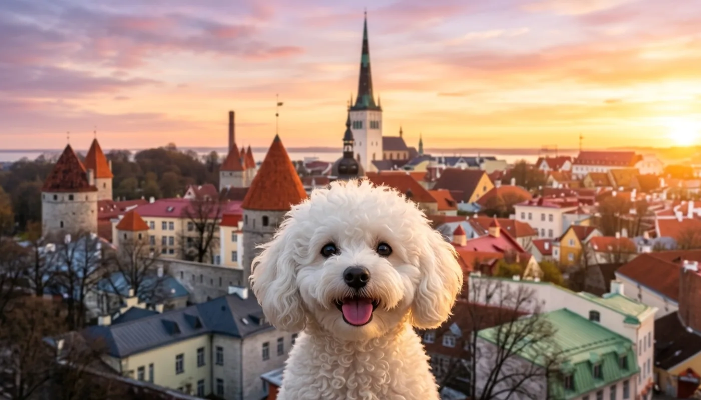 Dog travelling to Estonia