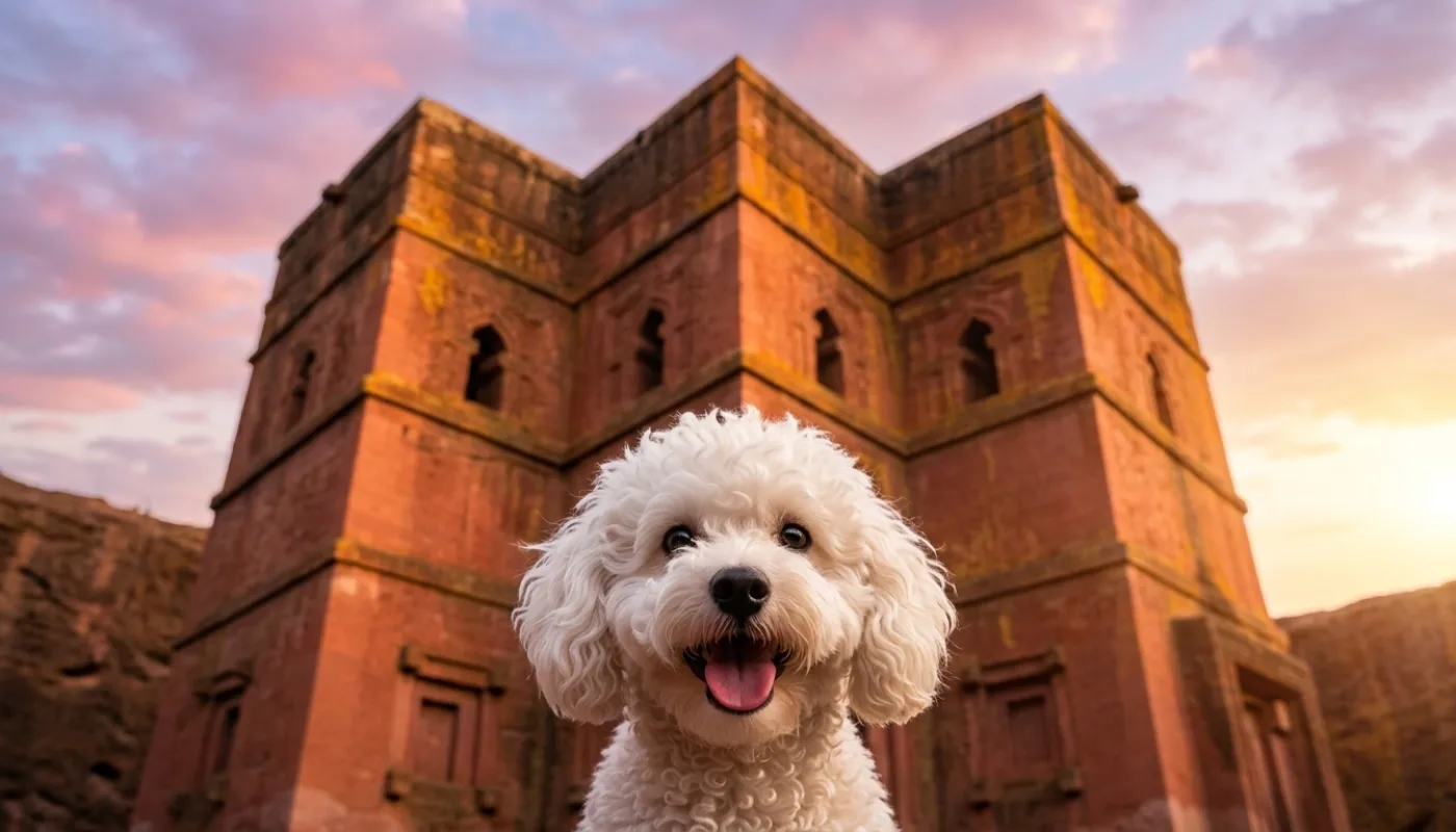 Dog travelling to Ethiopia