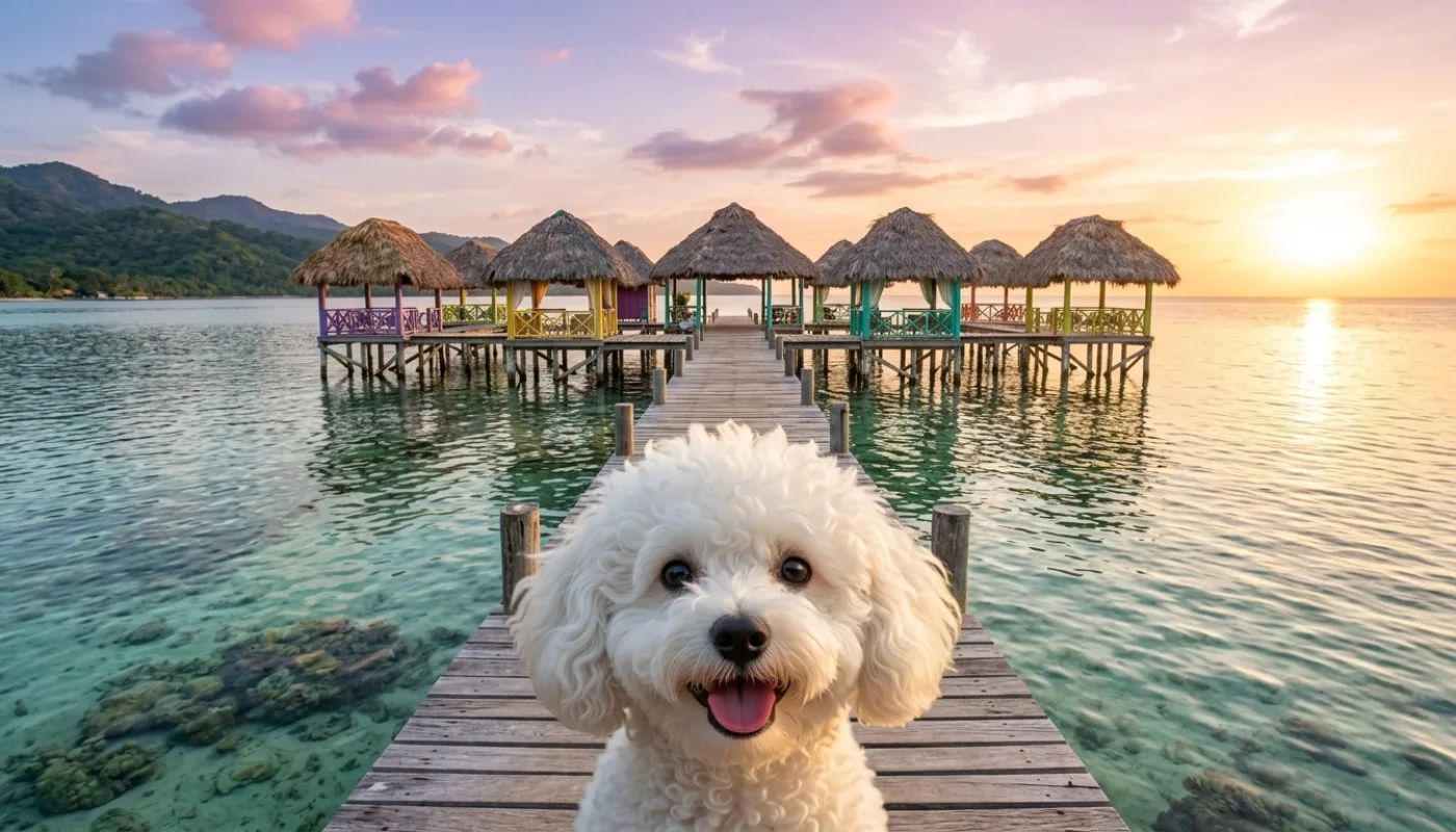 Dog travelling to Honduras