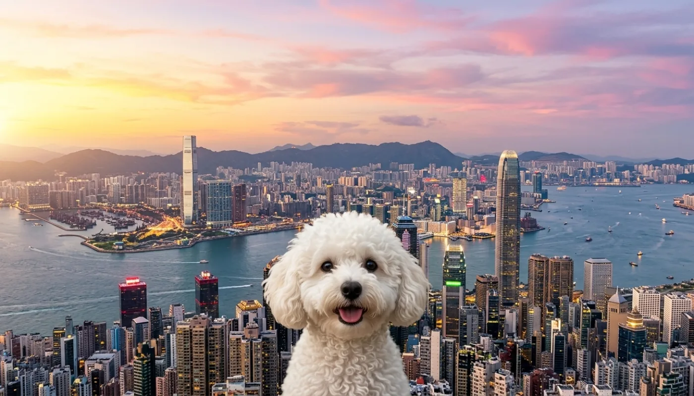 Dog travelling to Hong Kong