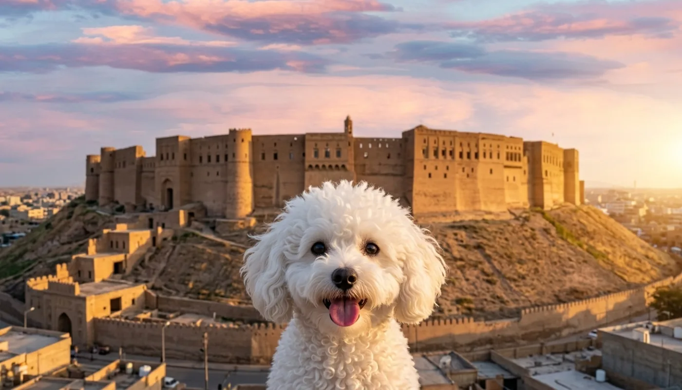 Dog travelling to Iraq