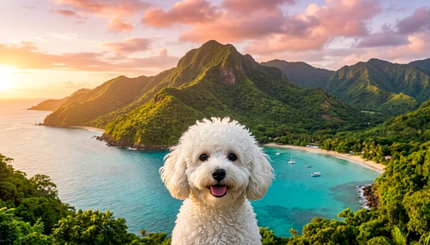 Dog travelling to Jamaica