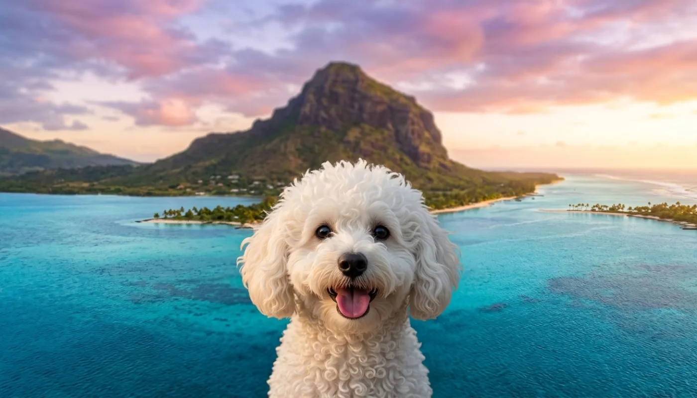 Dog travelling to Mauritius