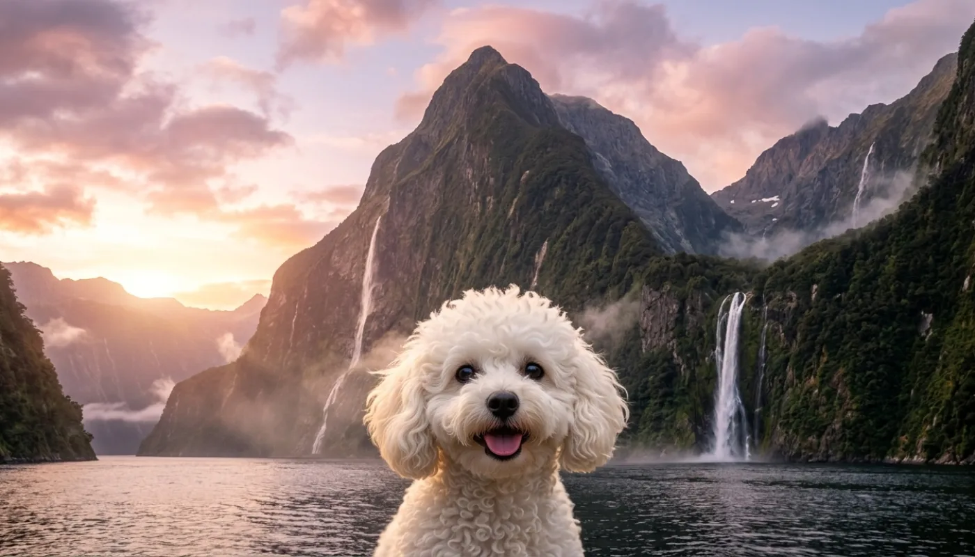 Dog travelling to New Zealand