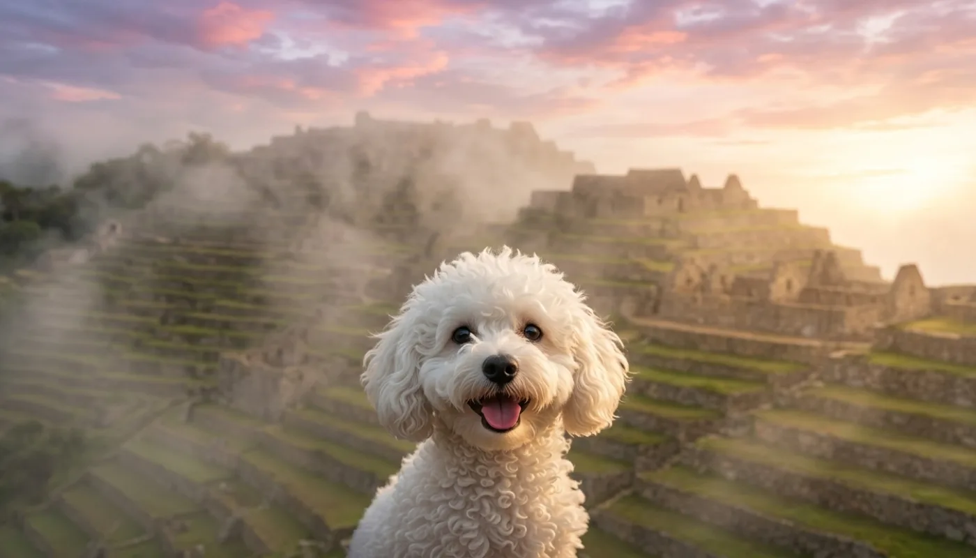 Dog travelling to Peru