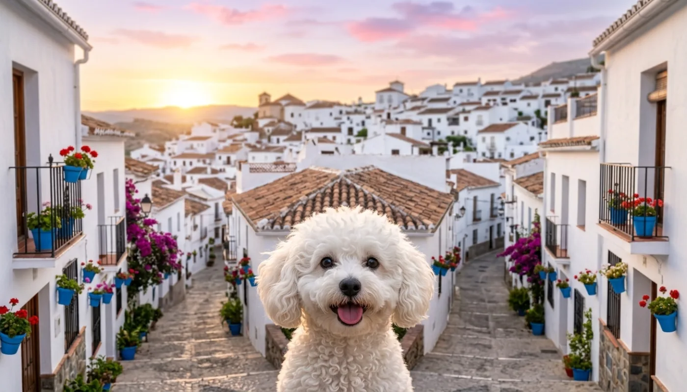 Dog travelling to Spain