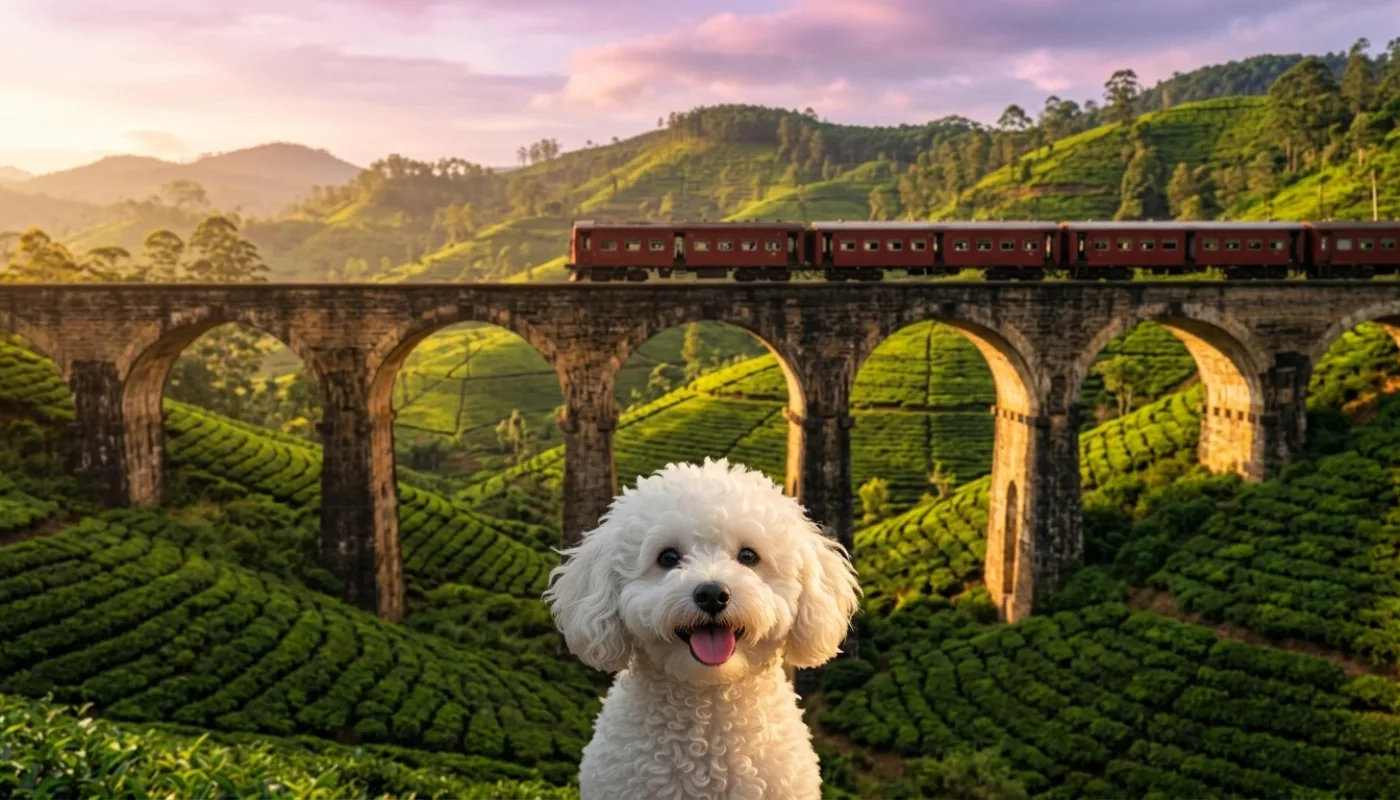 Dog travelling to Sri Lanka