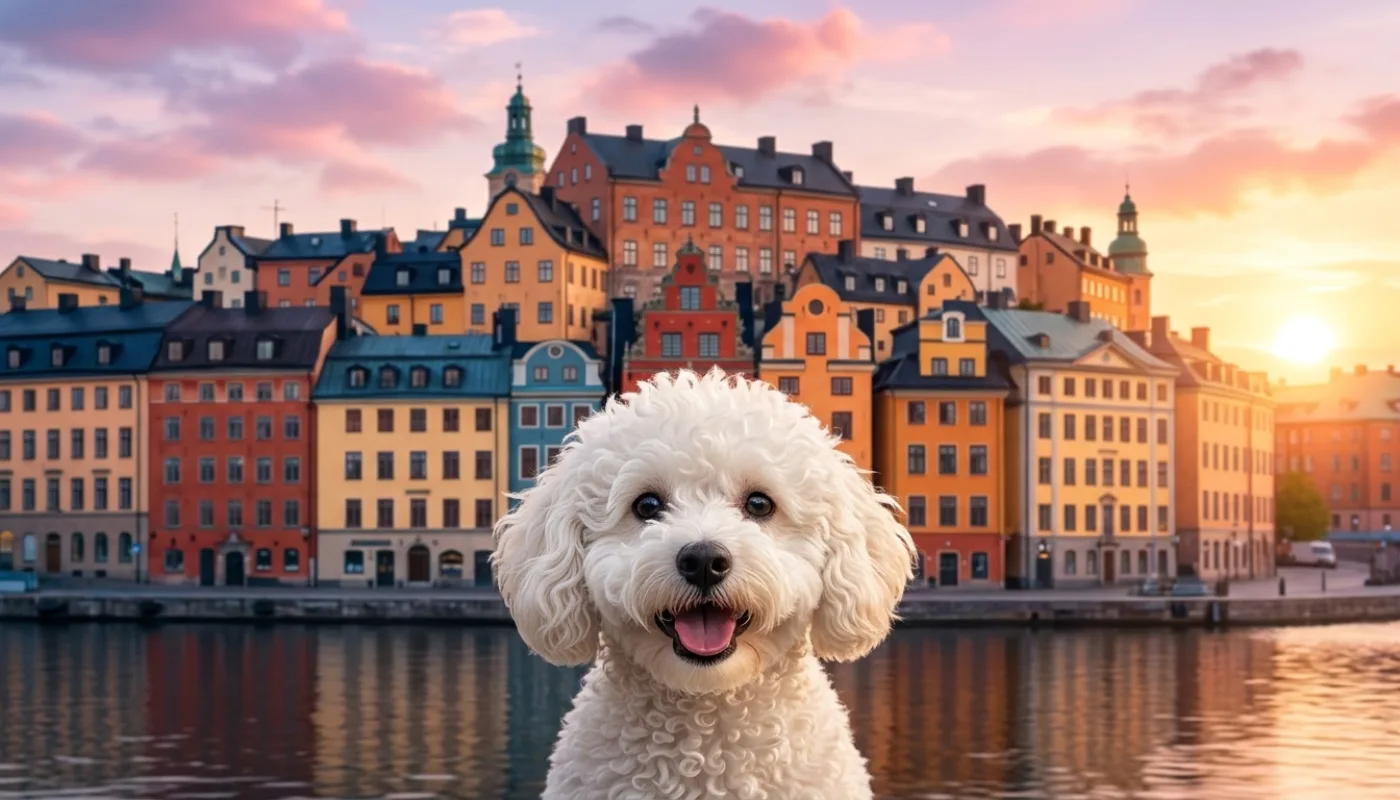 Dog travelling to Sweden