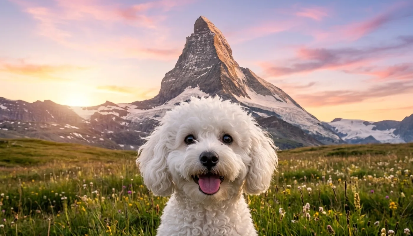 Dog travelling to Switzerland
