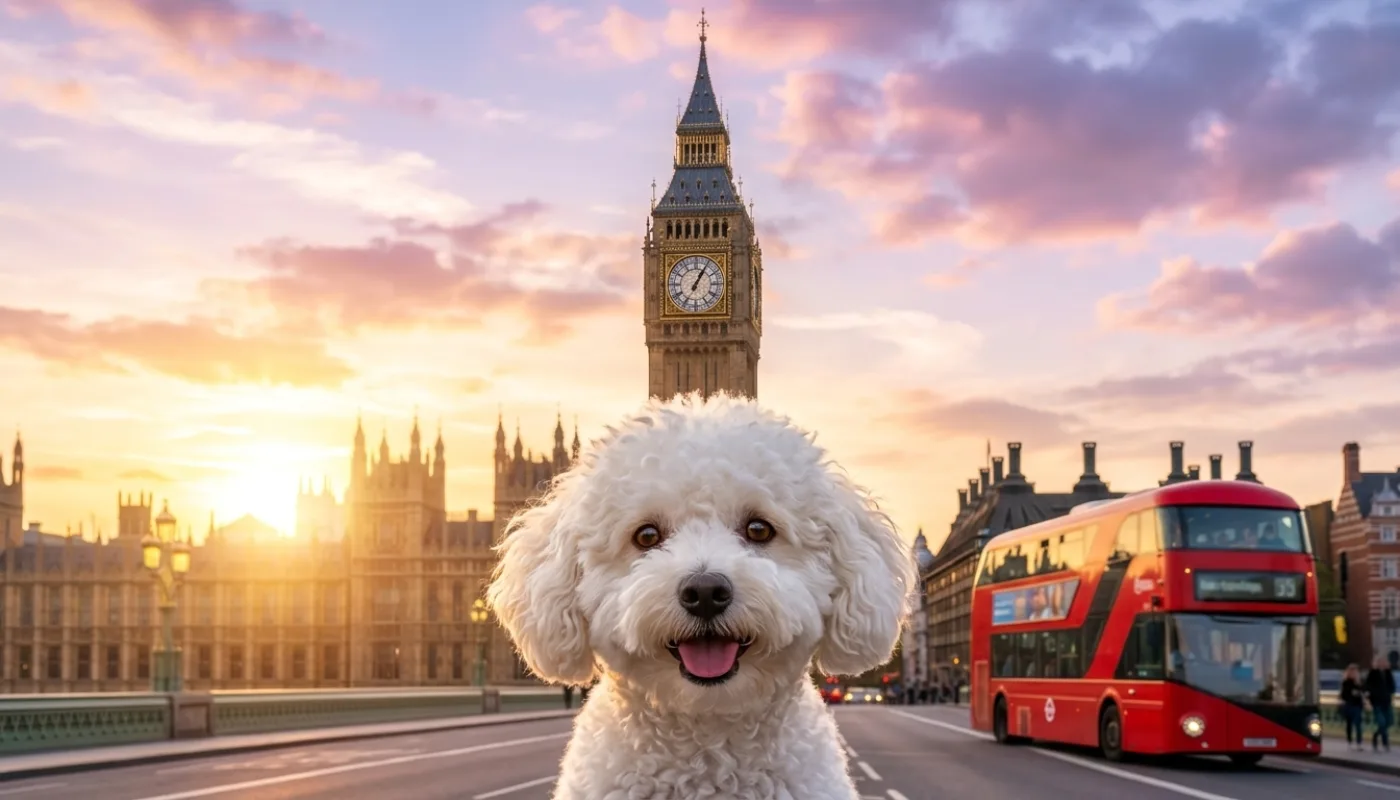 Dog travelling to United Kingdom