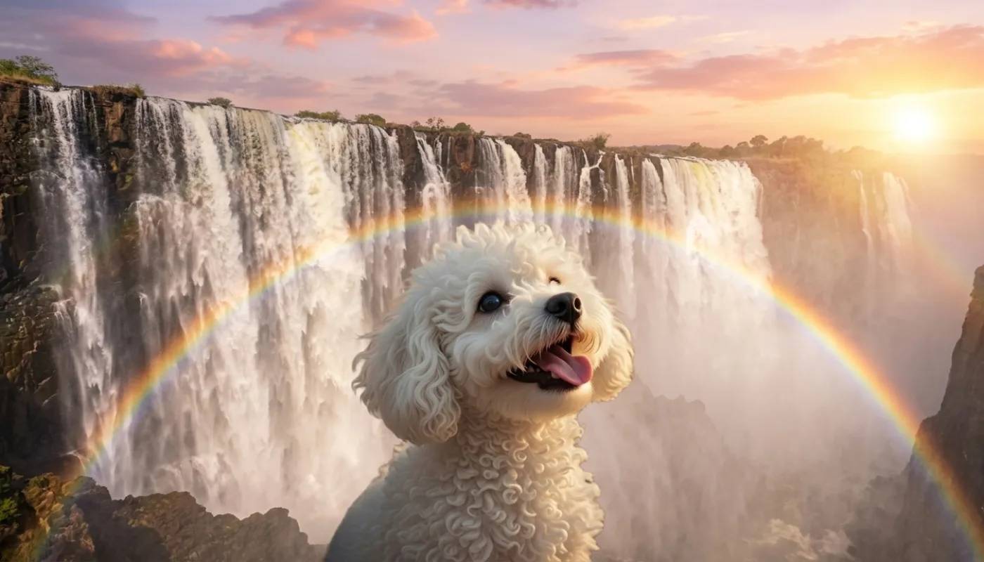 Dog travelling to Zambia
