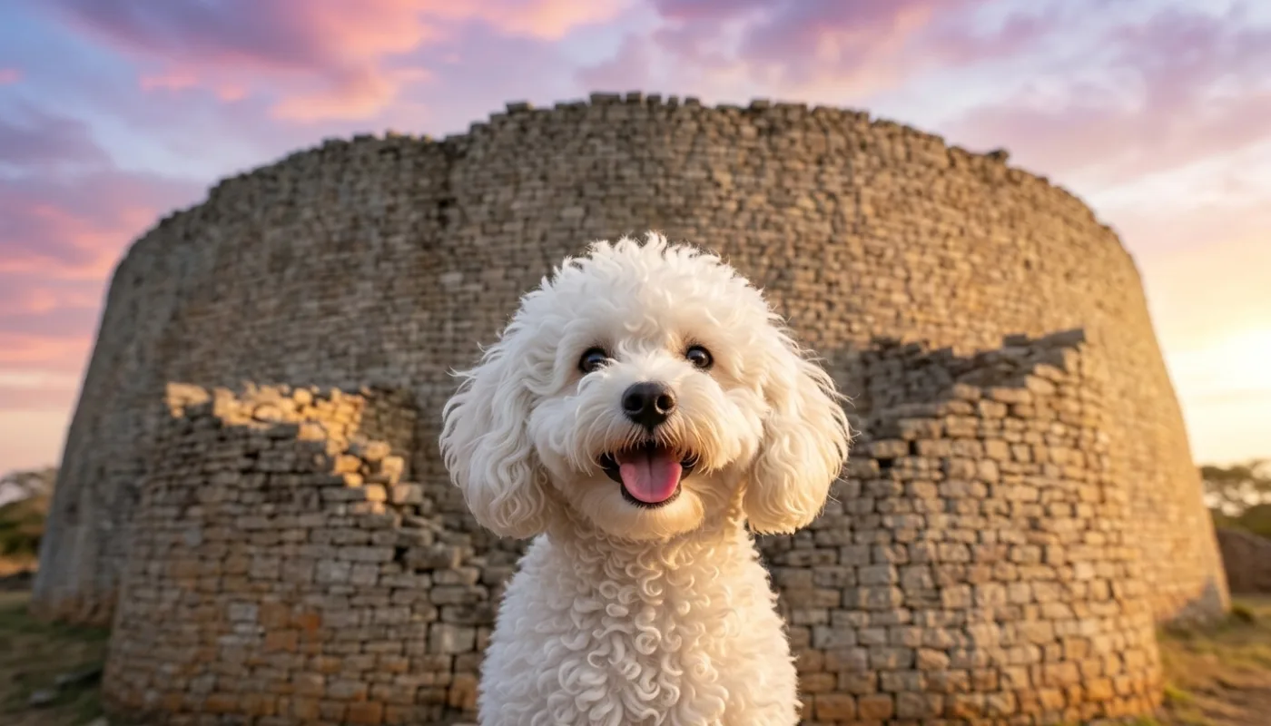 Dog travelling to Zimbabwe
