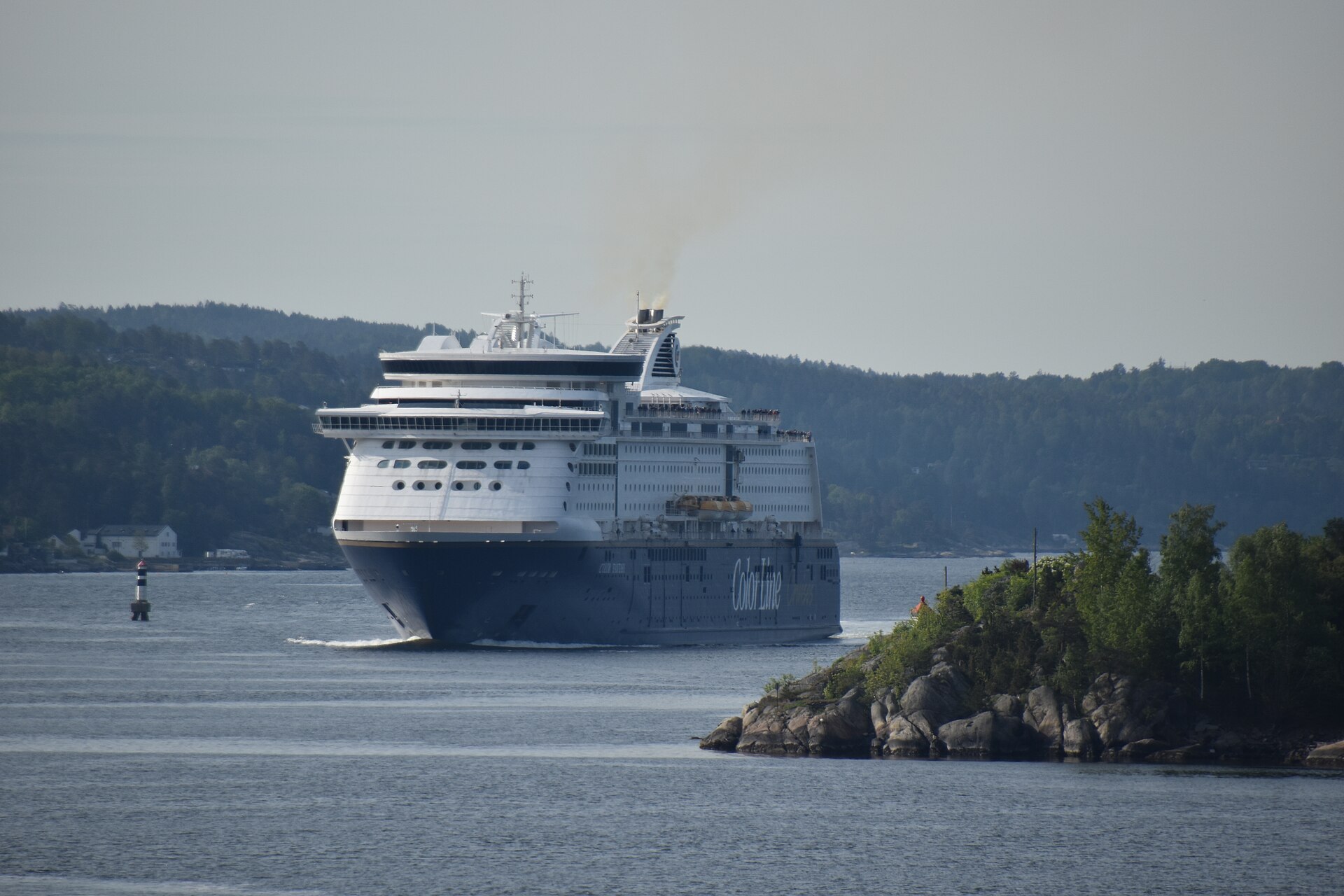 Color Line Color Fantasy ferry in Oslofjorden