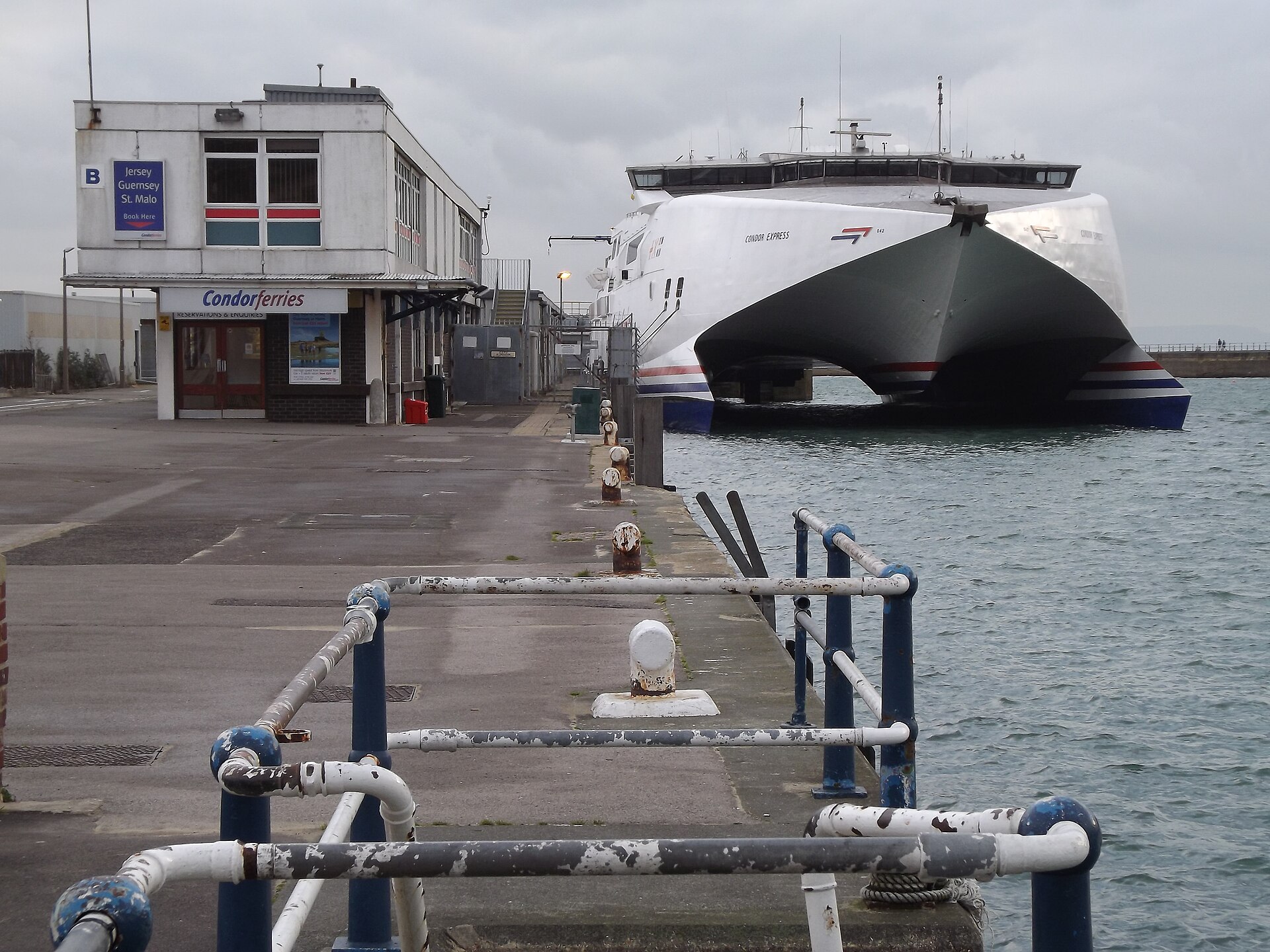 Condor Ferries vessel at port