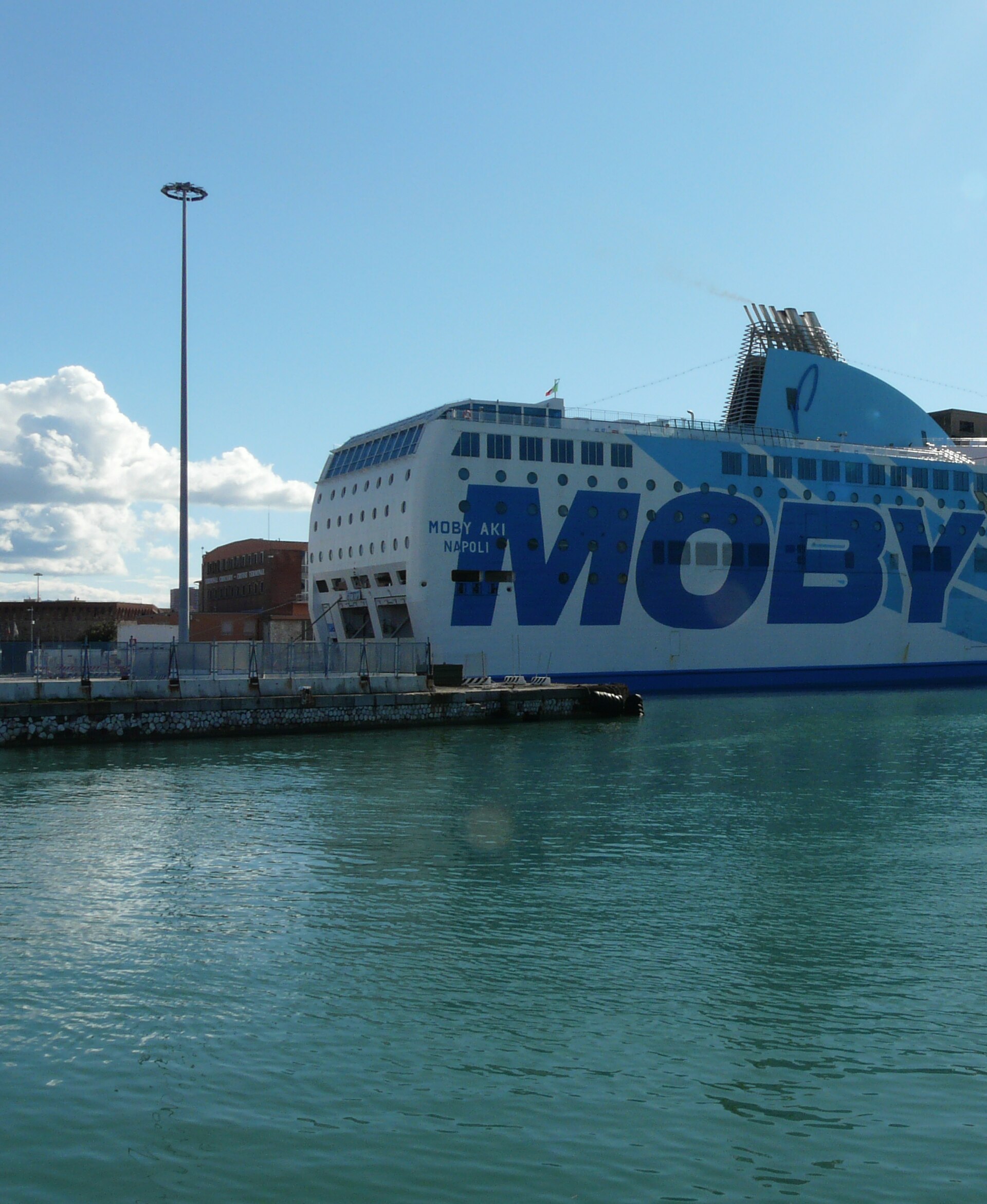 Moby Lines Moby Aki ferry in Livorno